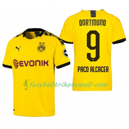 Fußballtrikots Borussia Dortmund Paco Alcacer 9 2019-2020 Kurzarm Heimtrikotsatz kaufen